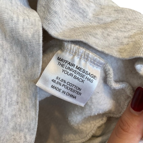 The Mayfair Group Empathy Always Grey Crewneck Sweatshirt One Size - Picture 6 of 9